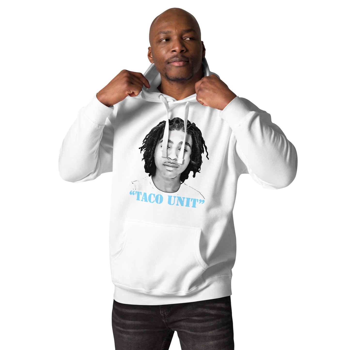 Standard Unisex Classic Hoodies (Blk/White) images