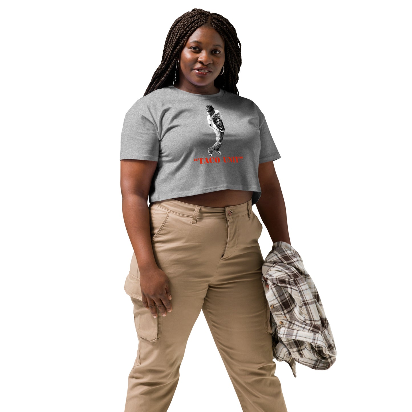 Standard Unisex Classic Female Crop Tops (Blk/White images)